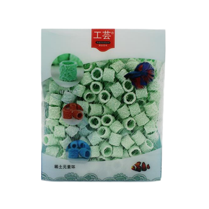 Zeldzame Aarde Bio Ringen <span class=keywords><strong>Aquarium</strong></span> Filter Media Milieuvriendelijke Vierkante Vorm Verbeteren Water Helderheid Nitrificerende Bacteriecultuur <span class=keywords><strong>Aquarium</strong></span> - Product Image 5