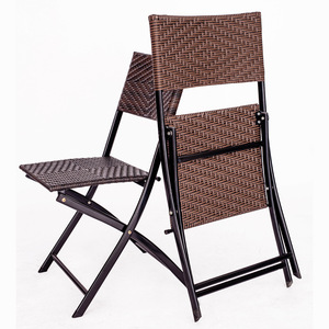 <span class=keywords><strong>Chaise</strong></span> pliante en rotin pour salon, prix direct d'usine, meubles portables, gain de place, fête, camping - Product Image 3