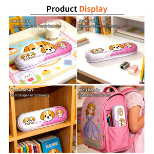 주문제작 공장 직판 틴플레이트 학용품 가방 금속 필기구 보관 연필 케이스 (학생용) - Product Image 4