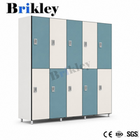 Casier numérique haut de gamme Brikley, résistant aux chocs, étanche à l'humidité, avec verrouillage RFID pour système de casiers intelligents en milieu hospitalier