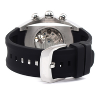 Montre automatique mécanique pour homme de grande taille, de marque de luxe, tendance et sportive