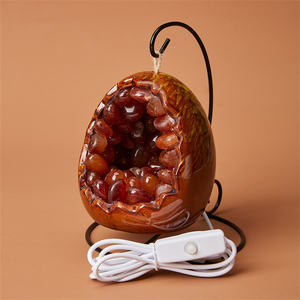 Gema Natural suerte chakra habitación Oficina escritorio dinosaurio huevo Cueva de cristal adornos Hogar Accesorios amatista <span class=keywords><strong>tesoro</strong></span> cuenca - Product Image 5