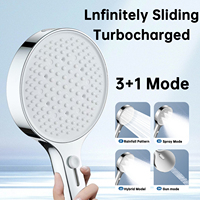Accessoire de robinet de salle de bain moderne écologique en ABS pommeau de douche supérieur pour salle de bain d'hôtel toilette salle de douche