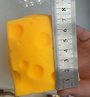 KK 7.0CM Jouet alimentaire anti-stress en forme de boulette de fromage et de pain vapeur - Jouet sensoriel pour adultes et enfants 14 ans et plus