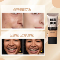XM meilleur prix marque privée fond de teint satin doux glamour OEM ODM couverture moyenne fond de teint soins du visage produits de maquillage