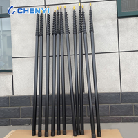 Poste Telescópico de Fibra de Carbono de Alta Resistencia HITECH HARVESTER de 60 pies, 70 pies y 80 pies para Recolección de Coco y Frutos Secos