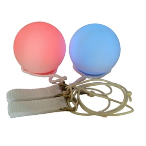 Ensemble de boules LED Yiqu - Boules d'exercice éducatives à changement de couleur multi-modes <span class=keywords><strong>pour</strong></span> débutants, légères, durables, en plastique, diamètre 75 mm - Product Image 1