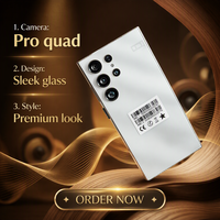 Prix Usine S25 Ultra Smartphone Android 13.0 Deca Core 7,3 Pouces 16 Go+1 To Débloqué Double SIM 4G 5G Écran LCD HD 90Hz 108MP