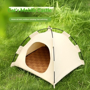 Surepawzy Katlanabilir Evcil Hayvan Çadırı Açık Hava Kedi Köpek Evi Taşınabilir Yıkanabilir Evcil Hayvan Yatağı Montaj Gerektirmez Küçük Köpekler Kediler Toptan - Product Image 4