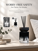 Diffuseur de parfum d'ambiance de luxe, ensemble diffuseur d'arômes, parfum longue durée, bouteille en verre décorative, parfum personnalisé OEM/ODM