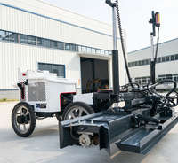 Niveleuse à béton laser guidée moderne, vitesse rapide 4-8 km/h, système 4x4 pour la construction de chaussées à grande échelle