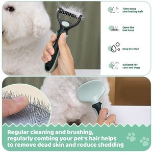 Herramientas de Aseo para Mascotas al por Mayor: Peine, Cepillo, Cortaúñas, Tazón Plegable y Cepillo de Dientes para Perros y Gatos - Product Image 2