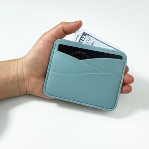 Portefeuille fin à poche avant bon marché porte-<span class=keywords><strong>carte</strong></span> d'identité de crédit bancaire avec logo personnalisé étui pour <span class=keywords><strong>carte</strong></span> de crédit - Product Image 2