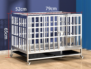 Grande <span class=keywords><strong>cage</strong></span> pour chien en acier inoxydable 304 super solide de haute qualité - Product Image 2