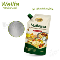 Sachets Doypack Personnalisés en Gros pour Mayonnaise 250ml 500ml, Pâte de Sésame, Ketchup Pimenté, Ketchup Tomate, Sachet Liquide à Bec Verseur, Sachet de Recharge en Feuille d'Aluminium