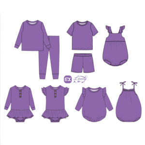 Lovelyshine Großhandel & Maßanfertigung Neugeborenen-Babykleidung Unterstützt Mehrere Stile Bambus-Schlafanzug-Strampler für Babys Anfragen Willkommen. - Product Image 3