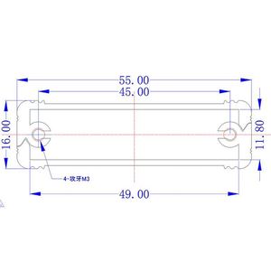 Caja de Aluminio Personalizada para Controlador de Cuerpo Dividido EBM, Carcasa con Protección IP54 para Amplificador de Audio y Electrónica - Product Image 3