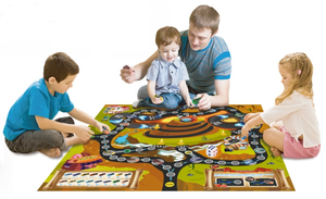 Sıcak satış 14 inç klasik römork ile alaşım araba kamyon taşıma araba taşıyıcı oyuncak oyun matı - Product Image 5