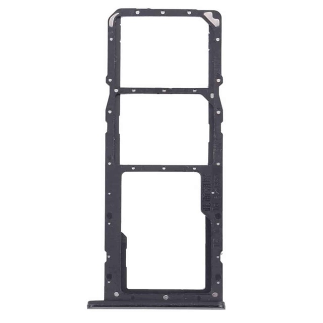 Black Sim Tray For Oppo Realme C21 Rmx3201 Mobile Phone Motherboard