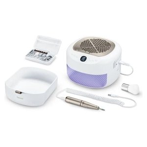Machine à <span class=keywords><strong>manucure</strong></span> professionnelle Beautystudionails Pro MP 200 3-en-1 blanche avec collecteur de poussière et accessoires pour usage domestique - Product Image 1
