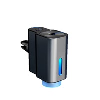 Diffuseur d'arômes intelligent pour grille d'aération de voiture, pulvérisateur automatique de parfum, désodorisant et purificateur d'air pour voiture avec clip de fixation