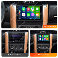Lecteur dvd de voiture Mekede MS Android 12 IPS 2.5D pour Toyota Fortuner 2015-2020 8 + 128GB ventilateur de refroidissement de voiture autoradio navigation gps