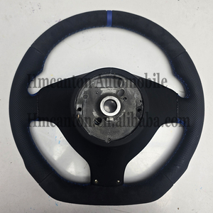 Volant de voiture en cuir suédé perforé sans cadre pour BMW E46 M3 – Produits populaires - Product Image 2