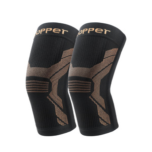 อุปกรณ์พยุงเข่าแบบมีแรงกดดันผสมไอออนทองแดง สำหรับเล่นบาสเกตบอล วิ่ง และกิจกรรมกลางแจ้ง ใช้ได้ทั้งชายและหญิง ไซส์ M L XL XXL - Product Image 2