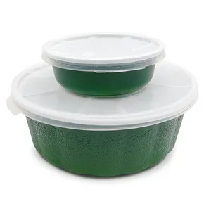 Multi grid runde Einweg-Lunchbox zum Mitnehmen aus Kunststoff - Product Image 1