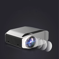 Mini projecteur led intelligent de qualité supérieure, projection de cinéma numérique, à batterie lcd, de poche, pour home cinéma