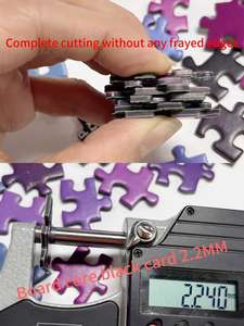 Rompecabezas de Papel Personalizado |   Certificado FSC, Alta Precisión, Libre de Polvo, OEM ODM, Bajo MOQ, Entrega Rápida, Venta al por Mayor, Marca de Regalo 501-1000 - Product Image 2