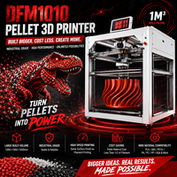 Impresora 3D Industrial de Extrusión de Pellets |   Solución de Impresión 3D FGF de Gran Formato para la Industria Manufacturera
