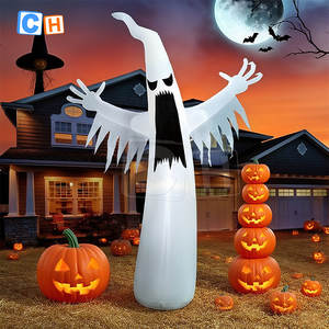 Sorcière gonflable géante, mascotte effrayante, publicité volante gonflable pour Halloween, bar hanté. - Product Image 2