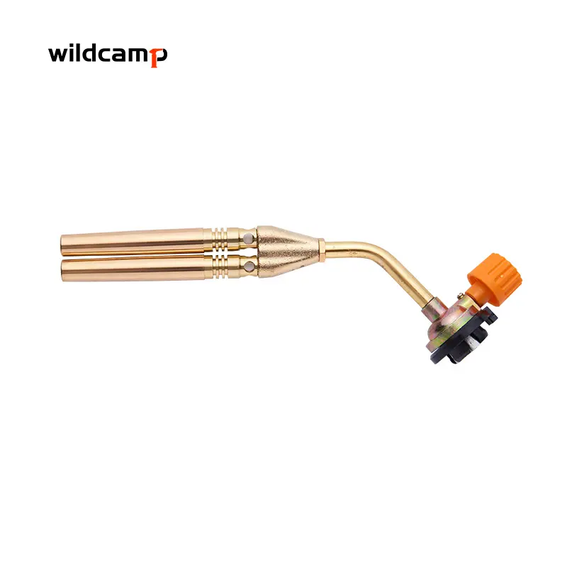 Accendino ricaricabile a fiamma regolabile con torcia a butano Wildcamp per saldatura di ferro e macchina