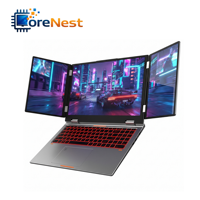 CoreNest Nuovo Laptop 2026 con Triplo Schermo Pieghevole, Intel Core I5 12450H, PC Portatile Workstation per Trading e Codifica