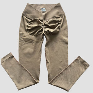 กางเกงโยคะแบบยกกระชับ 3 ชั้น สำหรับออกกำลังกาย ฟิตเนส ผู้หญิง กระชับสะโพก ไร้รอยต่อ ระบายอากาศได้ดี เหมาะสำหรับเล่นกีฬา วิ่ง และออกกำลังกาย - Product Image 5