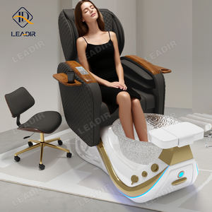 Neue Nagelstudio-Möbel, luxuriöser, moderner Pediküre-Stuhl mit weißer Plattform, Doshower Massage-Maniküre-Pediküre-Stuhl, Fuß-Spa - Product Image 6