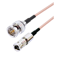 Cable adaptador RF HD BNC RG179 de 75 ohmios con conector Micro BNC macho a macho/hembra para vídeo HD