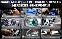 Lector de Códigos OBD2 Profesional ANCEL BZ700 para Benz, Adaptación de Todos los Sistemas, Reinicio de TPMS, Calibración de Airbag y SAS