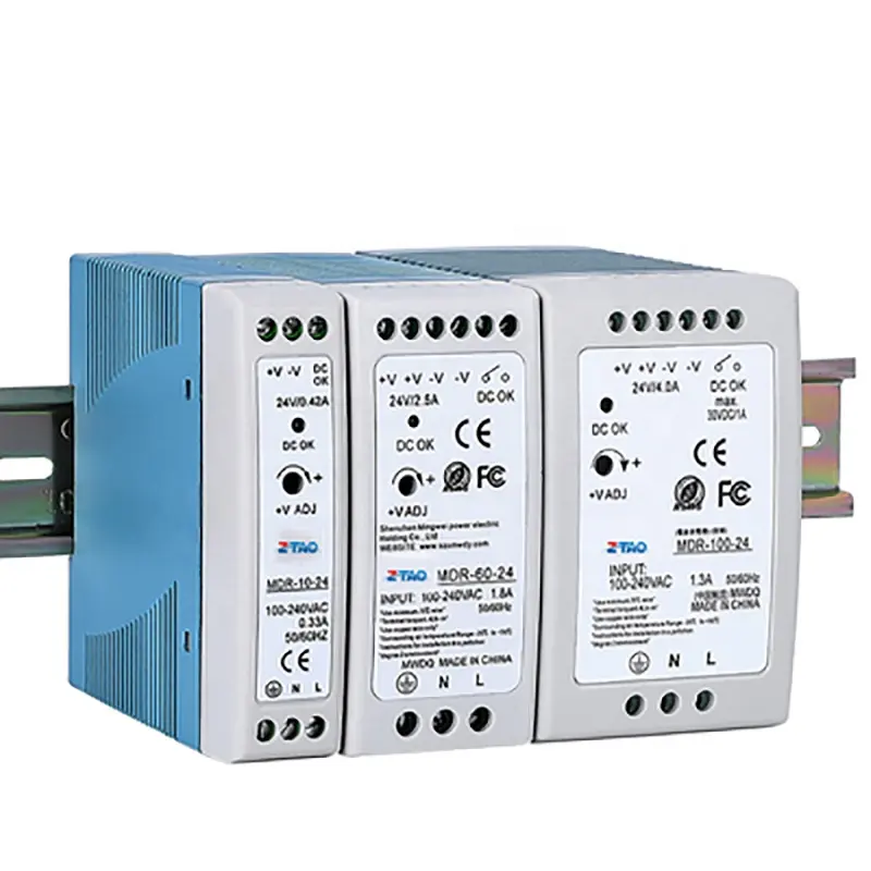 Meanwell MDR-60 DC Din Rail 60W 12V SMPS 5V 10A 12V 5A 24V 2.5A 12V DC nguồn cung cấp điện cho AC để DC chuyển đổi 12V Máy biến áp