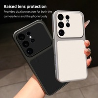 Étui de téléphone en cuir PU doux au toucher pour Samsung Galaxy S26 Ultra S25 S24 S23 S22 S21 FE, cadre antichoc, étui de protection
