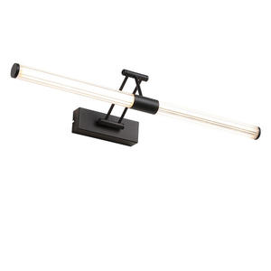 Lámpara de pared de luz de <span class=keywords><strong>espejo</strong></span> <span class=keywords><strong>LED</strong></span> ajustable para baño, Hotel, casa, restaurante, Villa, centro comercial, inodoro, hierro, decoración de galería de imágenes iluminada - Product Image 2