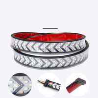 Feux arrière auxiliaires de voiture Bande lumineuse à LED bicolore multimode Bande lumineuse à flèche rouge et jaune