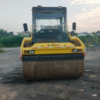 Rouleau compresseur vibrant BOMAG BW203AD-4 à double tambour compacteur utilisé et bon marché de 10 à 15 tonnes avec composants du noyau du moteur du moteur