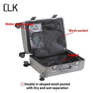 Troli perjalanan anti-maling mode Top desainer Koffer koper dengan koper bawaan kualitas roda dari pabrik - Product Image 5