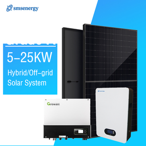 SMS Energy 3Kw 5Kw 10Kw 20Kw Hybrid <b>Grid</b> Inverter MPPT Lithium Ion Batteries Solar Panel Kit Solar Energy <b>System</b> - Product Image 2