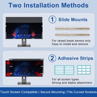 Protection d'écran anti-reflet, anti-espionnage, anti-UV, confidentialité bidirectionnelle pour moniteur ultra-large Lenovo 34 pouces 21:9
