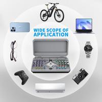 Juego de Destornilladores Multiusos con Mango de Trinquete, Kit de Destornilladores de Acero Aleado S2 para Desmontaje de Computadoras, Teléfonos Móviles y Cámaras