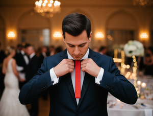 Nastro rosso brillante lucido da 7,5 cm per accessori moda e fiocchi - Product Image 2