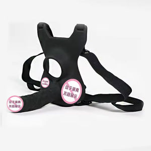 Dubbele penetratie anale plug-dildo, buttvibrator, strap-on voor mannen, volwassen koppels met ergonomisch ontwerp, penis-vagina-gebruik - Product Image 4